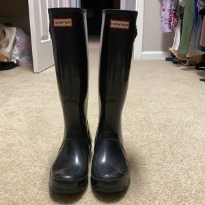 Black Hunter Boots size 7f